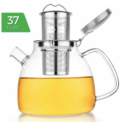 Lyra Glass Teapot 37 fl oz.